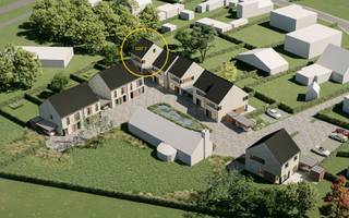 INDELING VAN DE WONING<br /> GELIJKVLOERS* Inkomhal* Berging* Gastentoilet* Leefruimte met open keuken<br /> VERDIEP 1* 3 slaapkamers* Nachthal met zolderluik* Badkamer* Apart toilet* Extra berging l<br /> ZOLDERVERDIEP* zolder<br /> OVERIG* Carport