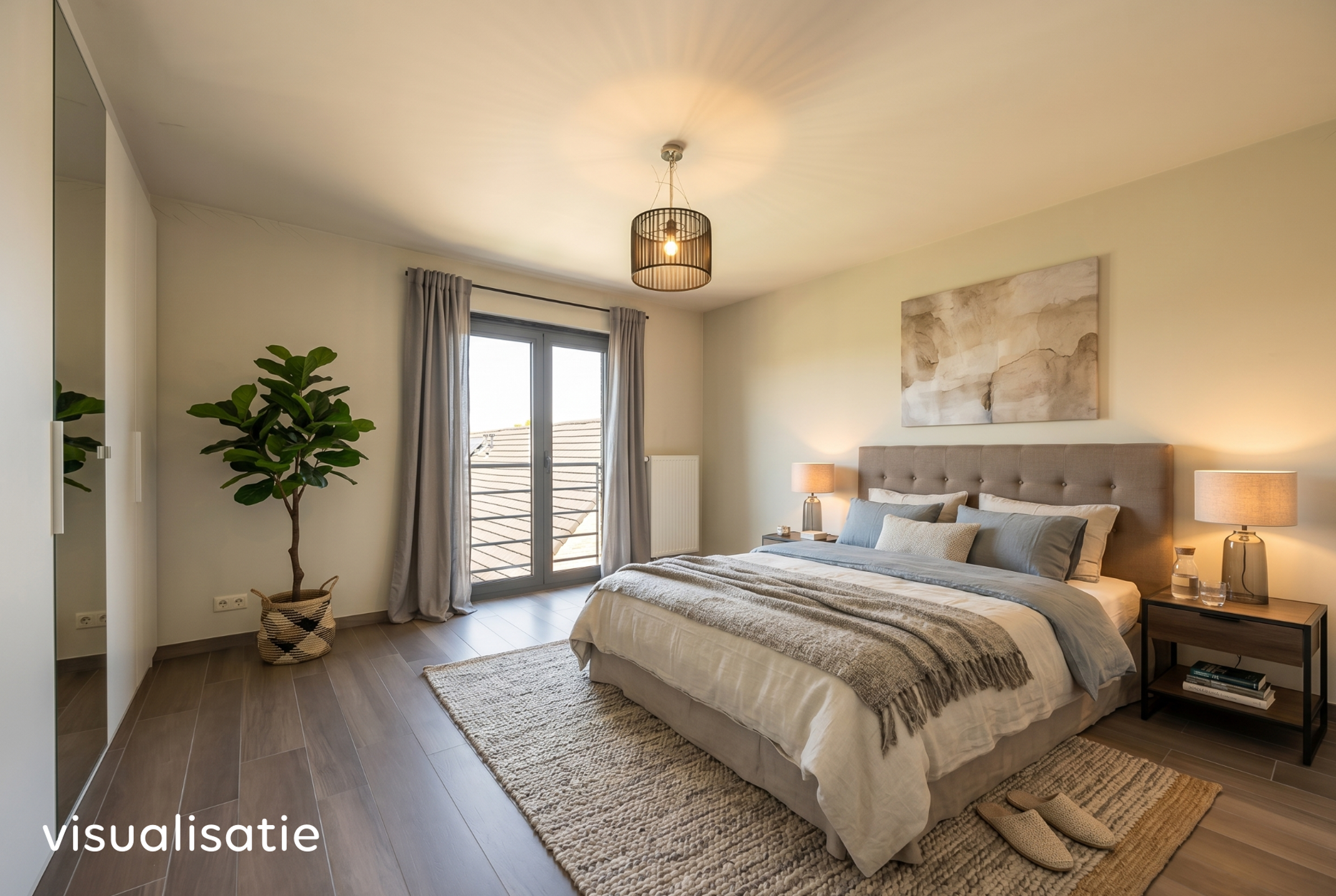 Appartement met o.a. 2 slpks, garage en groot terras. - foto 4