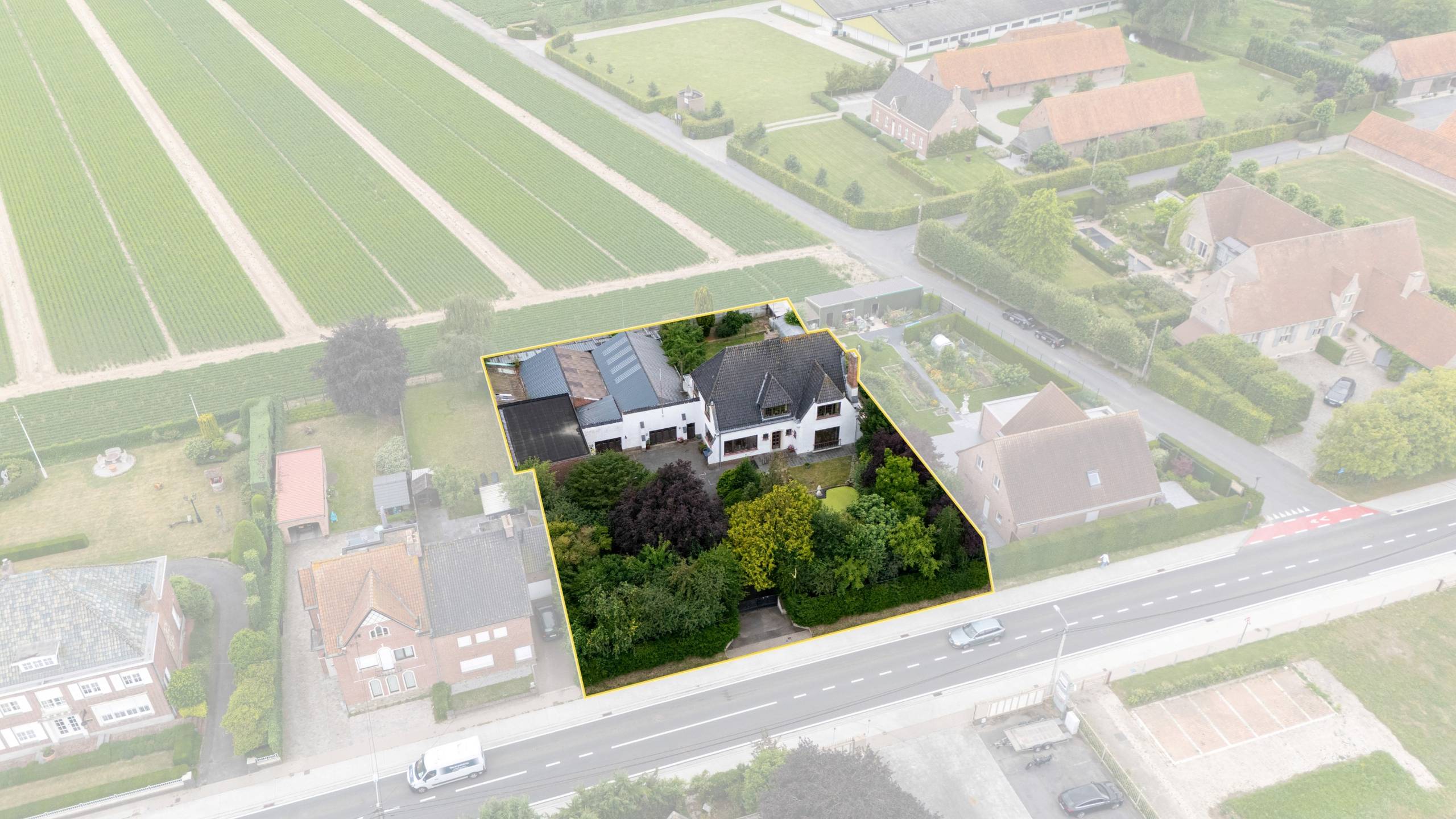 Statige jaren '50-villa met drie loodsen, uitzonderlijke privacy en eindeloze mogelijkheden - foto 2