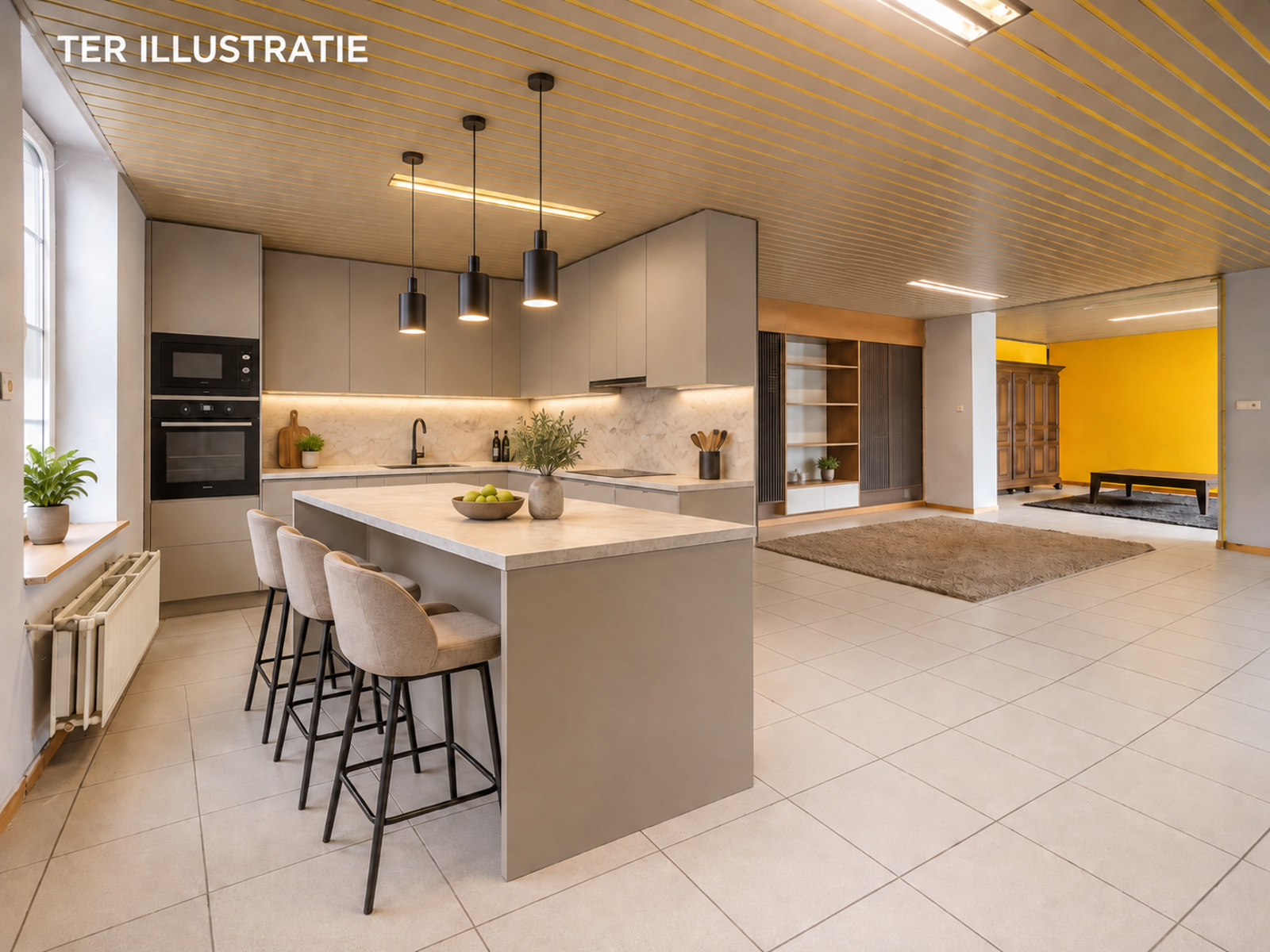 Polyvalente woning met tuin:  momenteel 2 appartementen garage en groot magazijn! - foto 4