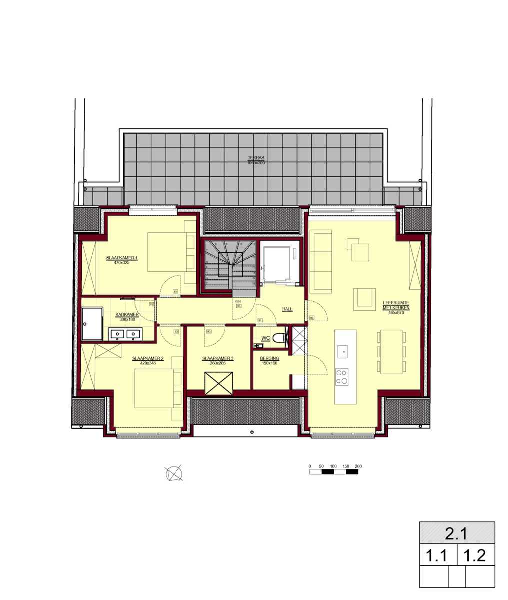 Appartement op de tweede verdieping met ruim terras - foto 3