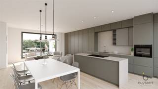 <p><span>PENTHOUSE: Duplex met drie slaapkamers in het centrum van Schilde, de werken zijn gestart van deze prachtige NIEUWBOUW Residentie CONSCIENCE. </span></p><p><span> </span></p><p><span>Kopen aan 6% btw op de constructies is hier mogelijk zowel voor enige/eigen woonst als voor investeerders (15j verhuur). Wij informeren u er graag over.</span></p><p><span> </span></p><p><span>In een modern gebouw met lift bevindt zich deze penthouse op de tweede verdieping. Omvat inkomhal, gastentoilet, leefruimte met toegang tot het terras, ingerichte open keuken met alle nodige toestellen, berging/wasplaats met aansluiting voor wasmachine en droogkast, 3 slaapkamers en 2 ingerichte badkamers met een lavabomeubel en inloopdouche of bad.</span></p><p><span>De indeling en afwerking wordt met u persoonlijk besproken. Hiervoor zijn budgetten voorzien in het lastenboek.</span></p><p><span> </span></p><p><span>Residentie Conscience is een project van 'Westhoek', bestaande uit 16 appartementen met één, twee of drie slaapkamers, warvan 4 duplex appartementen/penthouses.</span></p><p><span>De residentie biedt een ideale thuisbasis aan mensen die willen genieten van de gezellige levenssfeer die Schilde te bieden heeft.</span></p><p><span> </span></p><p><span>De appartementen zijn ontworpen met een groot oog voor detail, met veel lichtinval.</span></p><p><span>Dankzij het design en de grote raampartijen ervaart u er het ultieme ruimtegevoel.</span></p><p><span>Het gebouw is zo ingedeeld dat elk appartement over een terras of tuin beschikt.</span></p><p><span>Gezellig ingerichte tuintjes zodat u optimaal kan genieten van de avondzon.</span></p><p><span>De ondergrondse parking zorgt ervoor dat thuiskomen in alle comfort kan gebeuren, voorzien van ondergrondse autostaanplaatsen (+28.900€) of buiten autostaanplaatsen (+15.000€), privatieve bergingen (+ ca 6.000€) - inclusief fietsenberging.</span></p><p><span> </span></p><h3><span>Afwerking volgens budgetten in het lastenboek: hoogwaardige materialen, zoals parket, vloerverwarming warmtepomp, gebouwd volgens BEN-principes, E-peil max 30,...</span></h3><p><span>Centrale ligging, gelegen nabij het dorp, omgeven door een aangelegde tuin. Vlakbij winkels, openbaar vervoer, gemakkelijke bereikbaarheid, vlakbij fiets- en wandelroutes om de natuur op te zoeken.</span></p><p><span> </span></p><p><span>Prijzen zijn vermeld excl kosten registratie op de grondwaarde en btw op de constructiewaarde, notaris ereloon, aansluitingskosten nutsvoorziening. </span></p><p><span>U bent van harte welkom om de plannen en mogelijkheden samen te bespreken. Plan alvast uw afspraak bij ons op kantoor</span><span>!</span></p><p><span> </span></p>