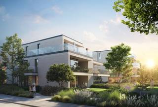 In een rustige villawijk in Koksijde, waar vroeger basisschool De Ark stond, verfraaien binnenkort drie nieuwe residenties het straatbeeld. Samen vormen ze Dune: 27 luxueus afgewerkte villa-appartementen in een oase van rust en groen. De zeldzame combo van stad, strand en groen maakt van Dune een uitstekende thuisbasis voor bon vivants die te allen tijde willen genieten van dat heerlijke kustgevoel.<br />Met 2 ruime slaapkamers, een leefterras van 40m² en een tuin van bijna 100m² is dit appartement een ware vastgoedparel aan de kust. Hier geniet je op elk moment van de zon en de rust! Bovendien kent het appartement een zee van natuurlijklicht dankzij de grote raampartijen en glasgevels. Ontdek meer over dit appartement op dune-koksijde.be