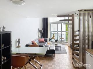 Bemeubelde duplex studio met terrasje nabij centraal station, autostrade en de winkels. In een goed onderhouden gebouw, gelegen op de 2e...