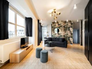 In de onmiddellijke omgeving van het Zavelplein, appartement met twee slaapkamers met een bruto vloeroppervlakte volgens EPC van ± 121 m² met...