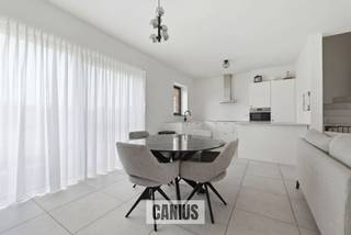 <p><span>MODERN HOUSE WITH 3 BEDROOMS & GARDEN</span></p><p><span> </span></p><p><span>In the quiet & green Munsterbilzen, borough of the city Bilzen-Hoeselt we find the subdivision “Munstergaarde”. We are located minutes from the center of Bilzen making local merchants, supermarkets, schools, … quickly accessible. A nice detail is the proximity of several connecting roads making this property ideal for those who attach importance to easy travel to surrounding towns and cities. </span></p><p><span> </span></p><p><span>We enter the house through the front door which gives us access to the entrance hall. Here we find a guest toilet with handwash basin and a storage room. The entrance hall leads to the living room with a fully-equipped and open kitchen that opens onto the terrace and garden through the sliding window. </span></p><p><span> </span></p><p><span>After discovering the first floor, the staircase in the living room leads to the second floor. Arriving on the nighthall, we get access to no less than three bedrooms, a separate toilet and finally we discover the fully equipped bathroom with a shower, a washbasin.</span></p><p><span> </span></p><p><span>Advantages:<br />- Energy efficient house<br />- Low maintenance garden with terrace<br />- Parking at the house<br />- Presence of latest techniques such as solar panels, rainwater recovery, …</span></p><p><span> </span></p><p><span>IN BRIEF</span><span>:</span></p><p><span>Asking price: € 409,000.00</span></p><p><span>Sale under registration fees (2% or 12%)</span></p><p><span> </span></p><p><span>Curious to discover this handsome home? Then request a quick visit at info@canius.be or contact one of our staff at 078 78 30 39 to discover this property together. </span></p><p><span> </span></p><p><span>The surfaces mentioned are only an indication. Canius Real Estate cannot be held responsible for the accuracy of the data it has provided.</span></p><p><span> </span></p>