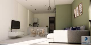 RECENT GELIJKVLOERS APPARTEMENT met TERRAS. Dit appartement is gelegen in het hartje van Oedelem en heeft een frontaal zicht over de markt.<br /><br />INDELING: Inkomhal, grote lichtrijke woonkamer met zit- en eetplaats, ingerichte open keuken met eiland en aansluitend een ruime berging met aansluiting voor wasmachine. De keuken is voorzien van een kookplaat, dampkap, vaatwasmachine, combi oven en koelkast. Afzonderlijk toilet, badkamer met inloopdouche en lavabomeubel. Ruime slaapkamer met zicht op het terras. Privé berging achteraan. <br /><br /><strong>Troeven:</strong><br />- Berging<br />- Terras<br />- 1 slpk appartement met privatieve stadstuin<br />- 2 Autostaanplaatsen (niet inbegrepen)<br />- ENERGIEZUINIG: Max. E-peil 30<br />- Afgewerkt bij akte<br /><br />Contacteer ons voor meer informatie of om uw bezoek in te plannen - info@perspectiefvastgoed.be of 050 550 750