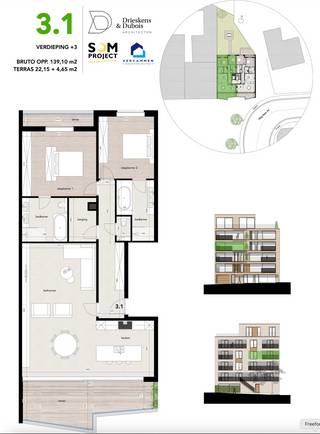 Bel voor een persoonlijke afspraak op het nummer 011 22 22 80. Neem alvast een kijkje op onze website: https://www.vercammenwoonprojecten.be/nieuwbouwproject/residentie-belgiek-luxe-appartementen-weg-naar-as-3600-centrum-genk/<br /><br />In het hart van stad Genk bouwen we aan een gloednieuwe stadsparel. Residentie Belgiek biedt topklasse-appartementen op een droomlocatie met een prachtig uitzicht over de stad.<br />* VERKOOP GESTART!<br />* Kleinschalige residentie met 9 appartementen<br /><br />TROEVEN:<br />* Tijdloze klasse-architectuur<br />* Exclusief en kleinschalig woonproject<br />* Op een toplocatie in het centrum van Genk<br />* Uitstekende verbinding richting Hasselt, As, Maasmechelen, …<br />* Luxueuze, lichtrijke appartementen met ruim privéterras<br />* Private ondergrondse parkeergelegenheid<br />* Focus op duurzaamheid en energiezuinigheid<br />* Uitstekend wooncomfort dankzij een slimme indeling en vooruitstrevende technieken<br />* Interieur naar wens en op maat<br />* Persoonlijk advies en gratis begeleiding inzake optimalisatie indeling en materiaalkeuze<br />* U koopt rechtstreeks van de ervaren bouwheer<br /><br />Tot gauw!