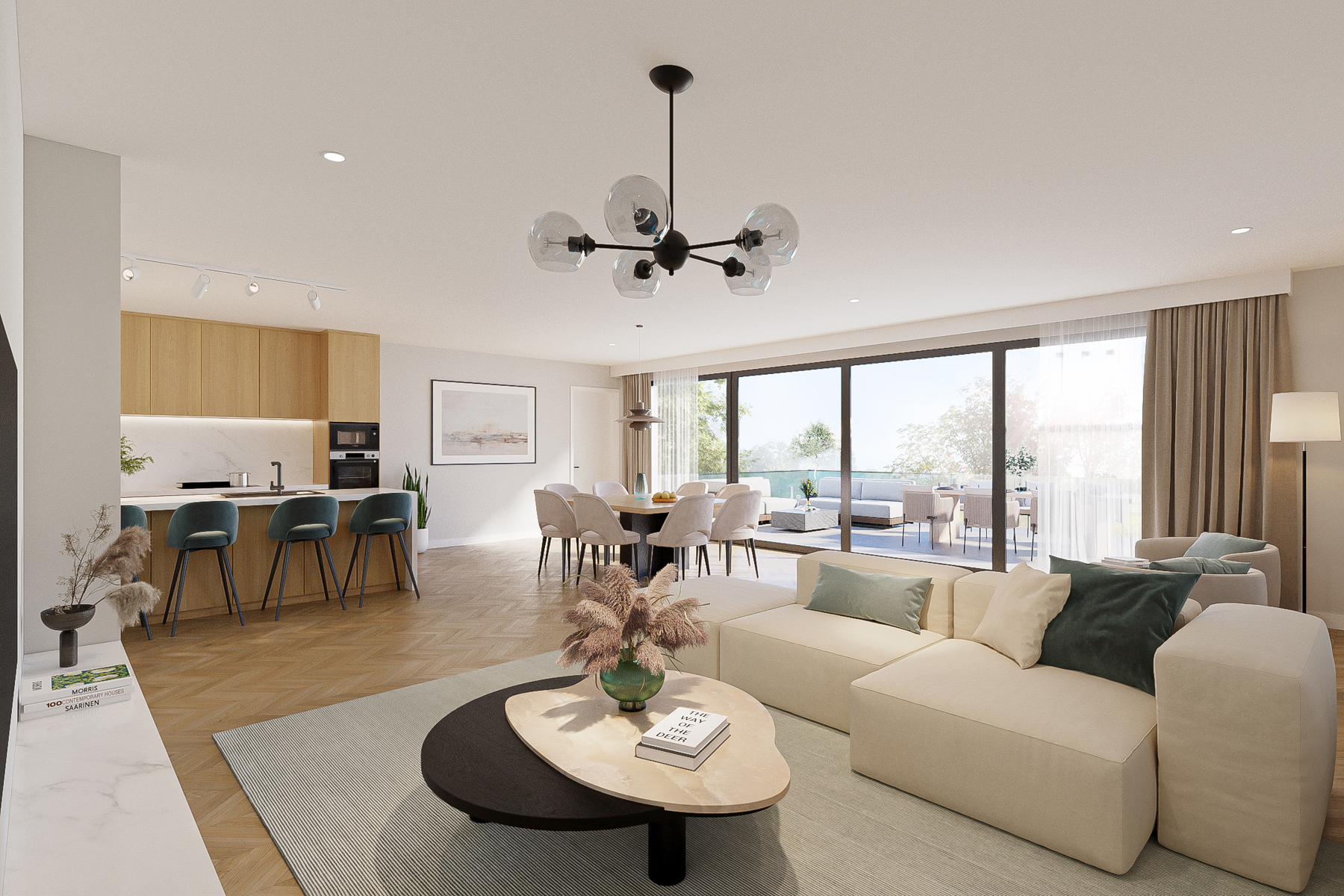 Nieuwbouwappartement met 3 slpks + terras - foto 3