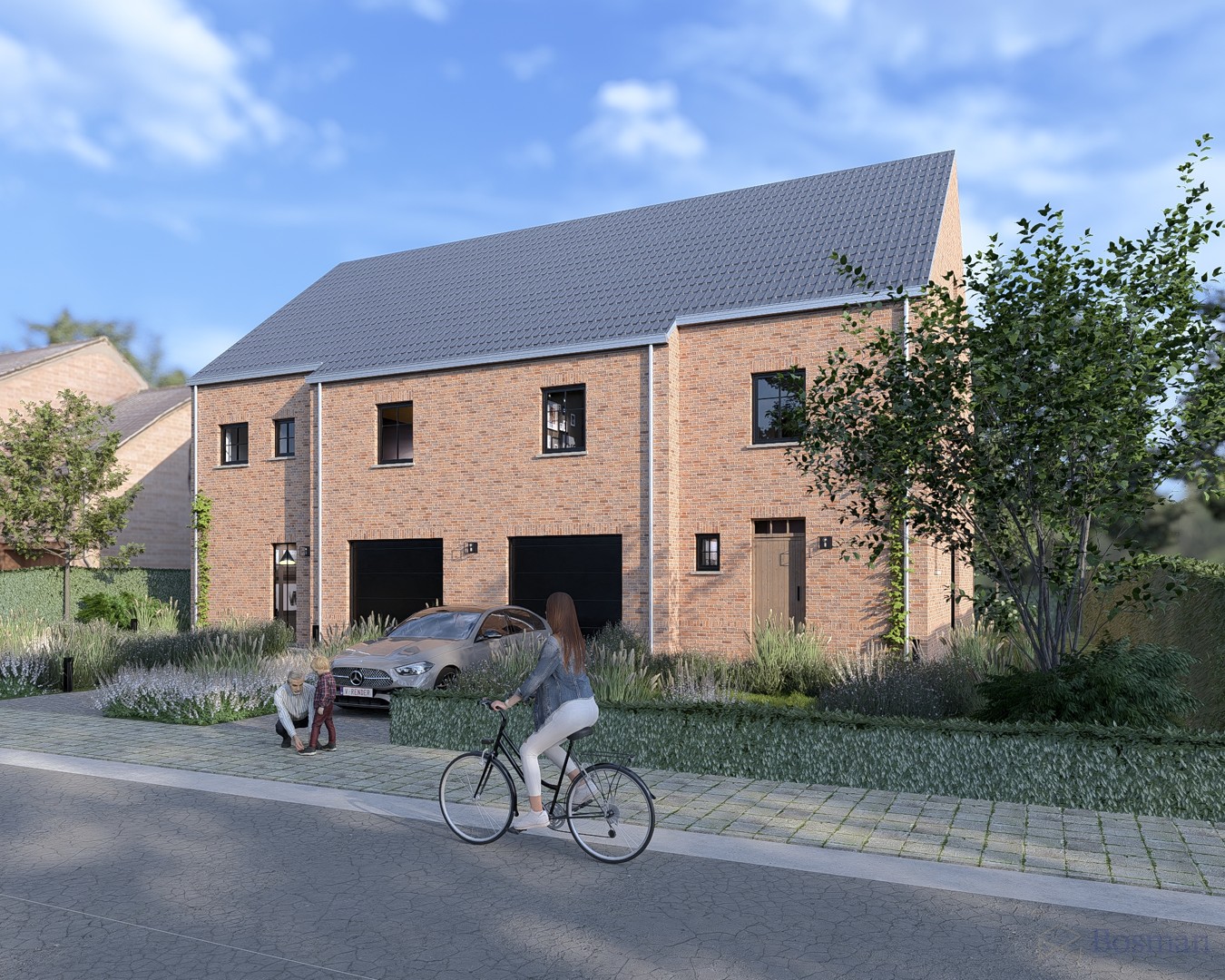 Landelijke halfopen nieuwbouwwoning te koop te Eindhout - foto 1