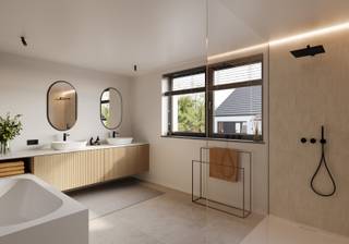 Laatste beschikbare woning van het succesvolle project Permekehof – reeds 13 van de 14 woningen verkocht!<br /><br />Gelegen op een uitstekende ligging in de dorpskern van Jabbeke, nabij alle voorzieningen en met een vlotte verbinding naar de E40, bevindt zich deze kwaliteitsvolle en energiezuinige nieuwbouwwoning. Deze woning maakt deel uit van het succesvolle nieuwbouwproject Permekehof, waarvan reeds 13 van de 14 woningen verkocht zijn.<br /><br />Deze stijlvolle woning werd ontworpen met bijzondere aandacht voor wooncomfort, gebruiksgemak en hoogwaardige afwerking.<br /><br />Op het gelijkvloers bevindt zich een ruime inkomhal met gastentoilet, een lichtrijke leefruimte met open keuken en grote raampartijen die zorgen voor een optimale lichtinval en een aangenaam ruimtegevoel. Verder beschikt de woning over een praktische wasplaats, een volwaardige slaapkamer en een eerste badkamer.<br /><br />De eerste verdieping omvat een nachthal, drie ruime slaapkamers, een luxueuze badkamer uitgerust met een ligbad, inloopdouche en dubbel lavabomeubel, een afzonderlijk toilet en een technische ruimte.<br /><br />Deze woning wordt uiterst kwalitatief afgewerkt en voldoet aan de hedendaagse normen op vlak van energiezuinigheid, duurzaamheid en wooncomfort. Dankzij de doordachte indeling, kwalitatieve materialen en moderne technieken geniet u van zorgeloos wonen op een toplocatie. <br /><br />Bent u op zoek naar een instapklare, kwalitatieve nieuwbouwwoning op een toplocatie? Neem vandaag nog contact met ons op voor meer informatie of een bezoek ter plaatse:0496/36 38 42