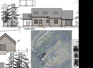 Bouwgrond in een aantrekkelijke recreatiezone nabij Durbuy.De afbeelding met plan van een chalet is slechts een voorbeeld van wat kan gebouwd...