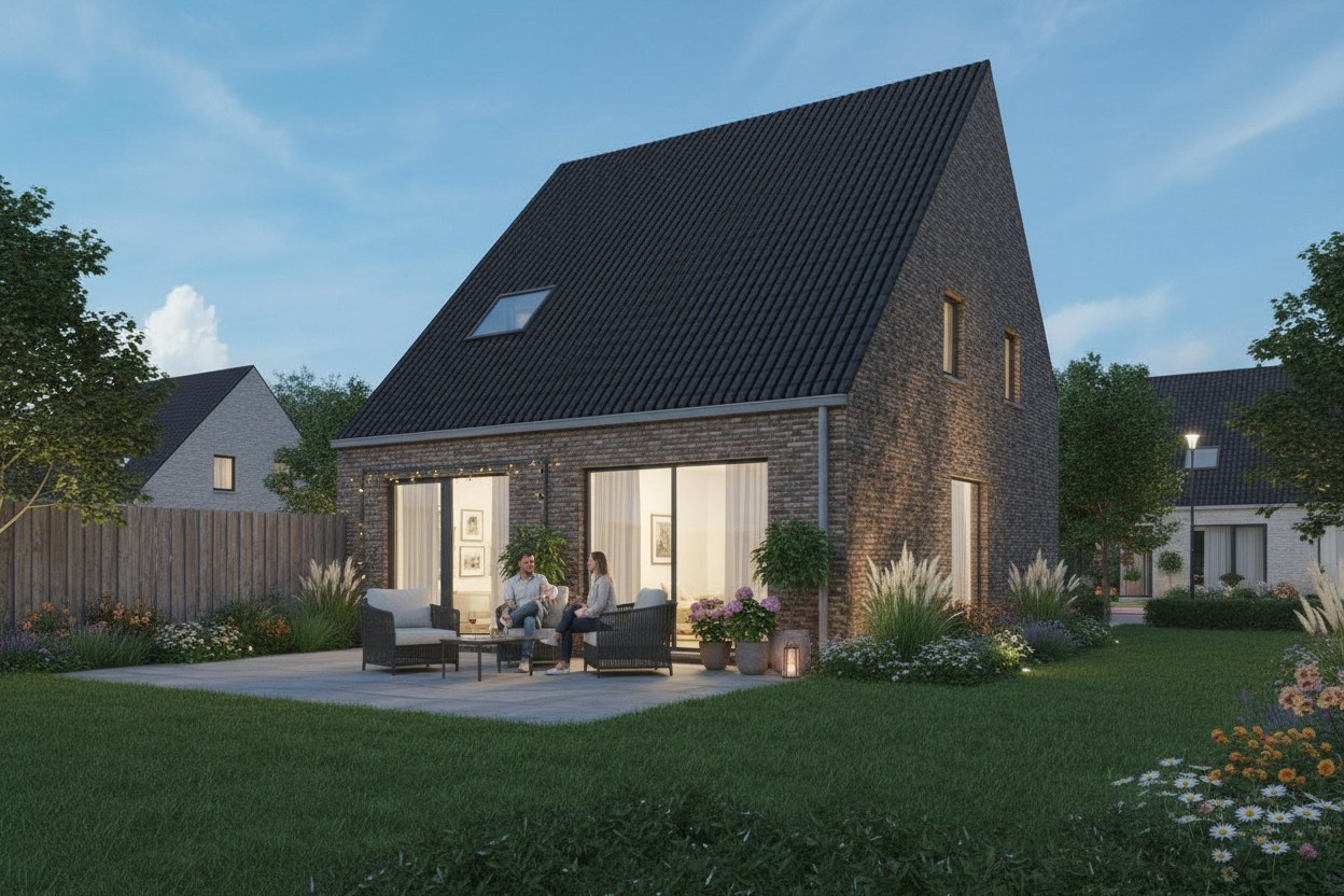 Nieuw te bouwen halfopen bebouwing – modern, energiezuinig en volledig op maat! - foto 1