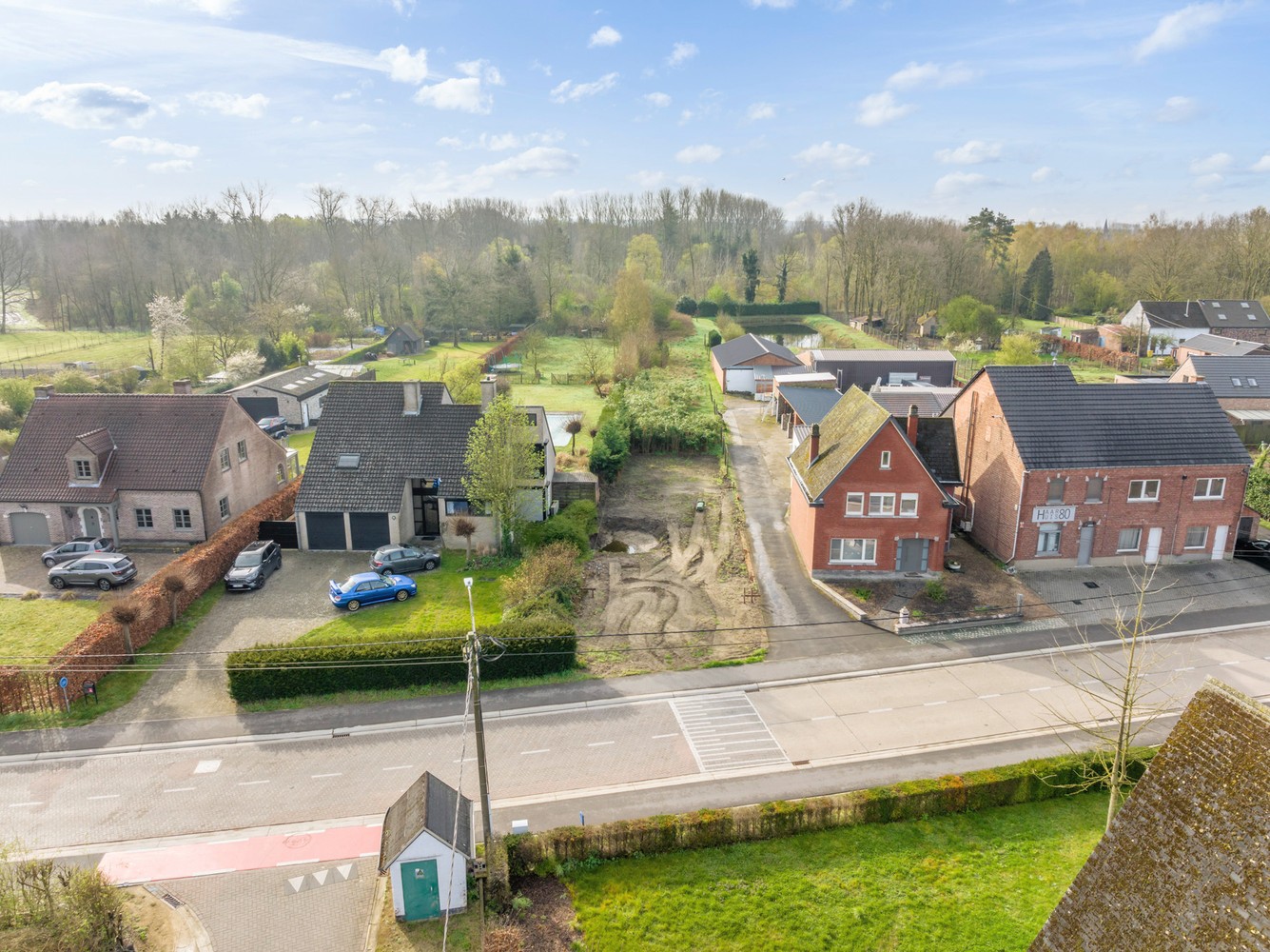 Rustig gelegen Z-gerichte bouwgrond van 17are 43ca voor een open bebouwing te Rotselaar. - foto 4
