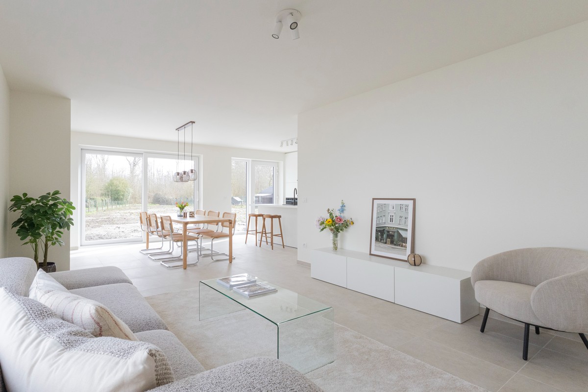 Energiezuinige halfopen nieuwbouwwoningen met inpandige garage in Denderwindeke - foto 2