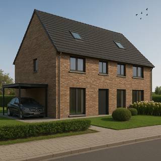Halfopen woning op een nieuwe kindvriendelijke verkaveling. Ideale ligging in de volledige rust.  De woning bestaat uit ruime living, keuken...