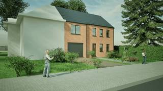 In de rustige, residentiële Diepstraat te Wezembeek-Oppem bieden wij u een nog te bouwen halfopen nieuwbouwwoning aan op een perceel van bijna 10...