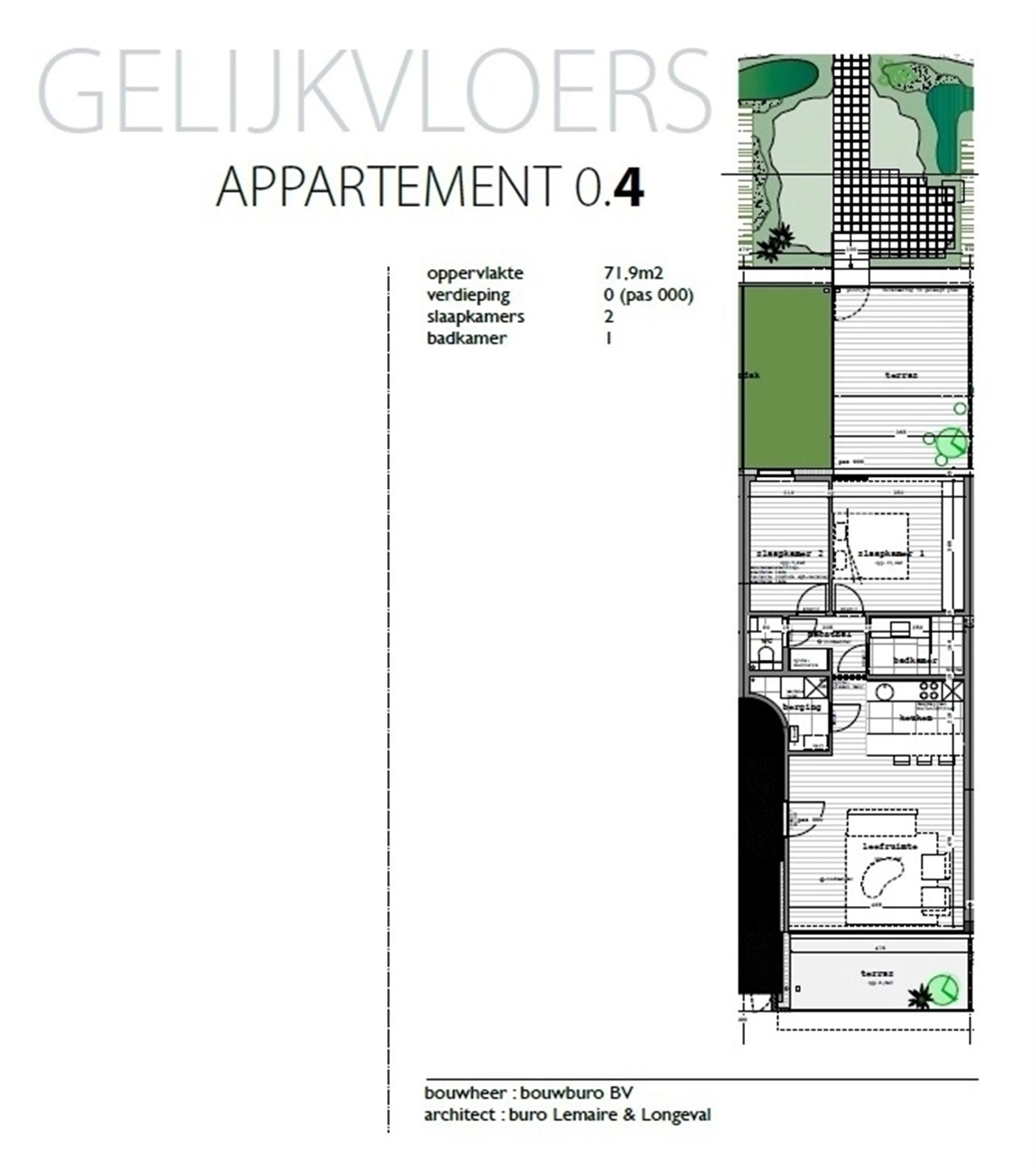 Appartement à vendre à Ninove avec 2 chambres - photo 3