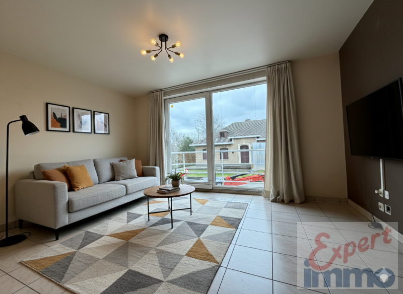 Gezellig praktisch ingedeeld 1 slpk appartement met garage TE KOOP via EXPERT IMMO - foto 4