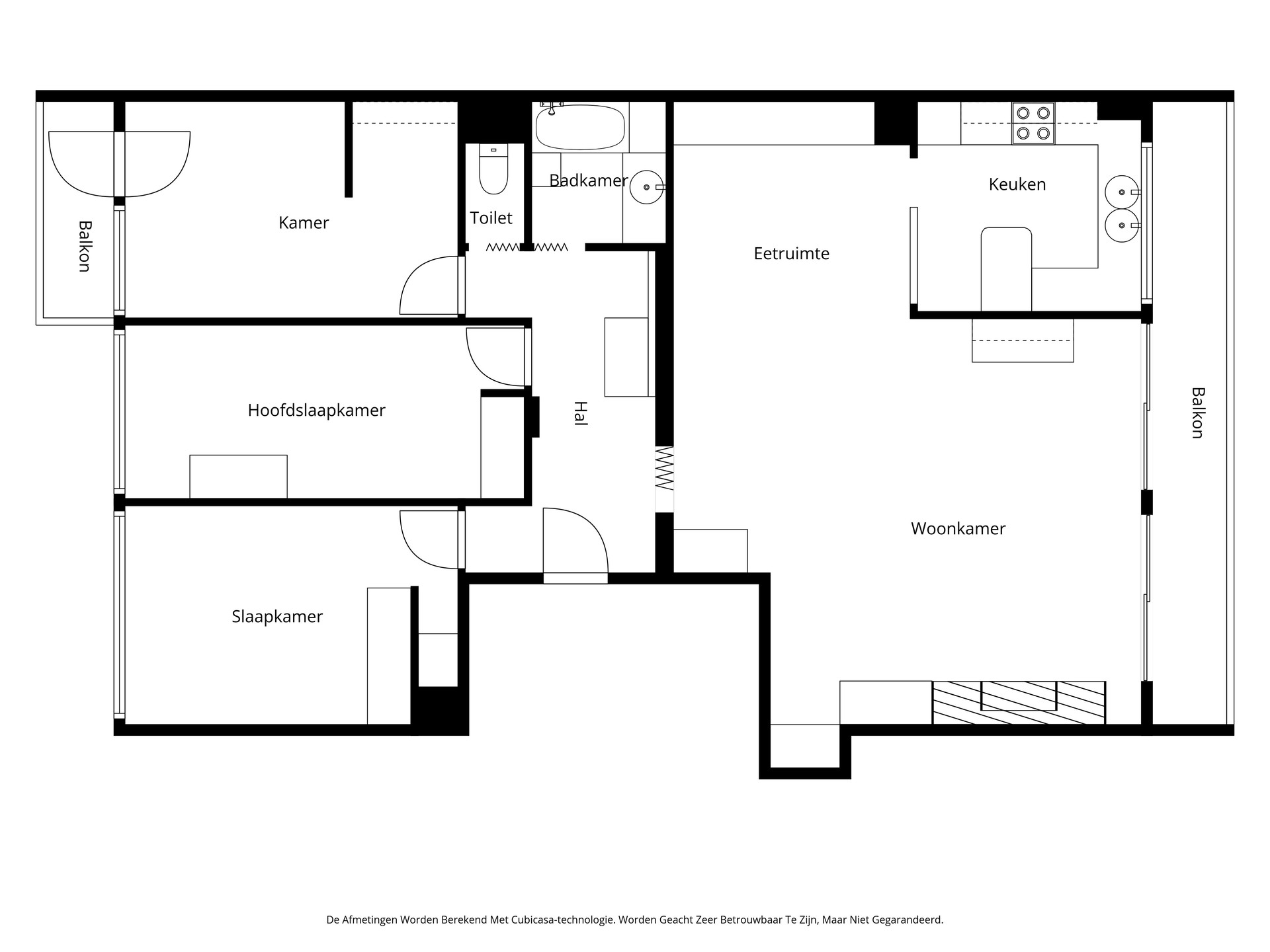 TE RENOVEREN 3 SLAAPKAMER APPARTEMENT 121M² - foto 4