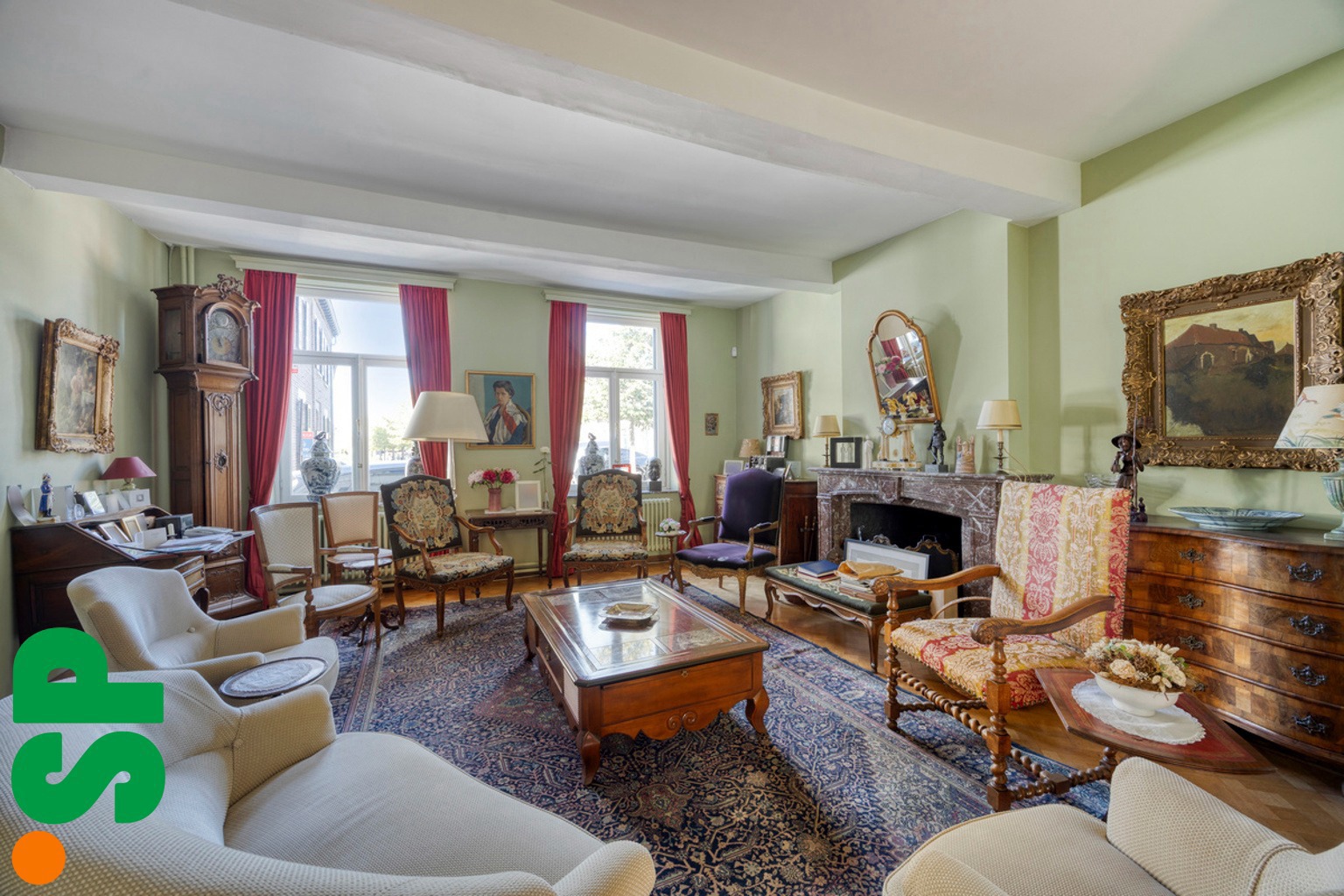 Historisch herenhuis met parktuin van 12.194m² gelegen in de dorpskern van Oud - Rekem. - foto 4