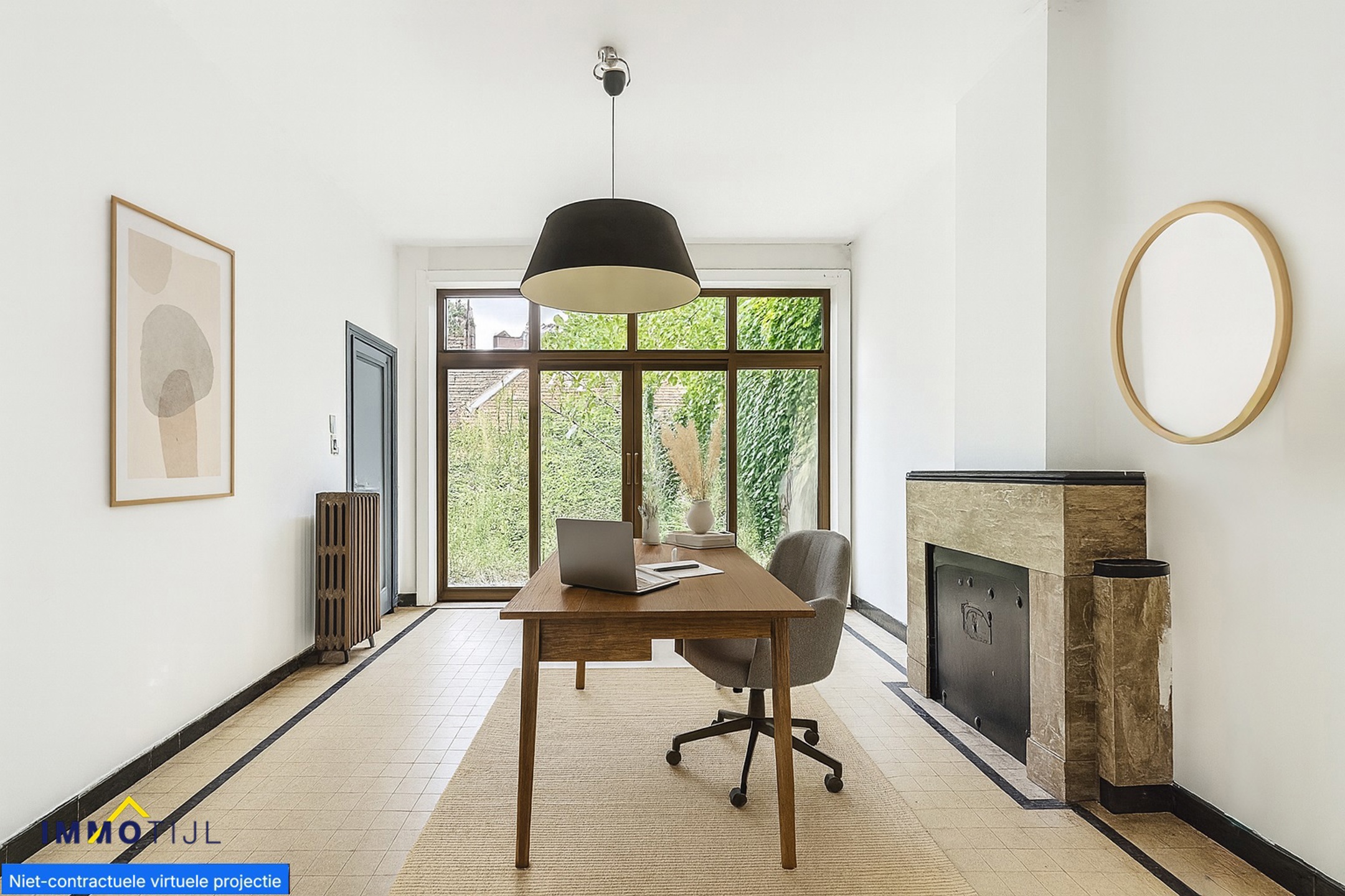 Karaktervol herenhuis met 5 slpks en tuin in hartje Aalst! - foto 4