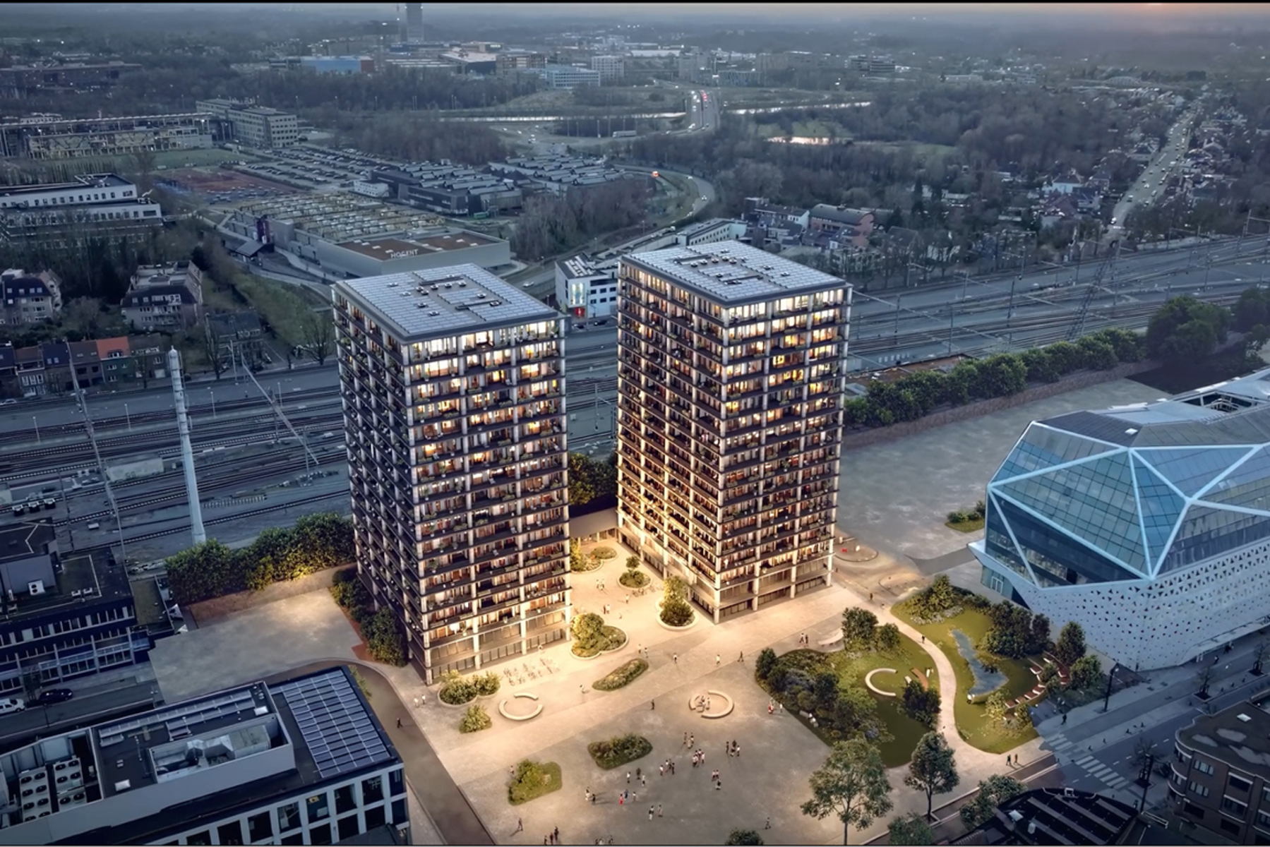 Wonen met uitzicht én leefkwaliteit in Gentcentrum - foto 1
