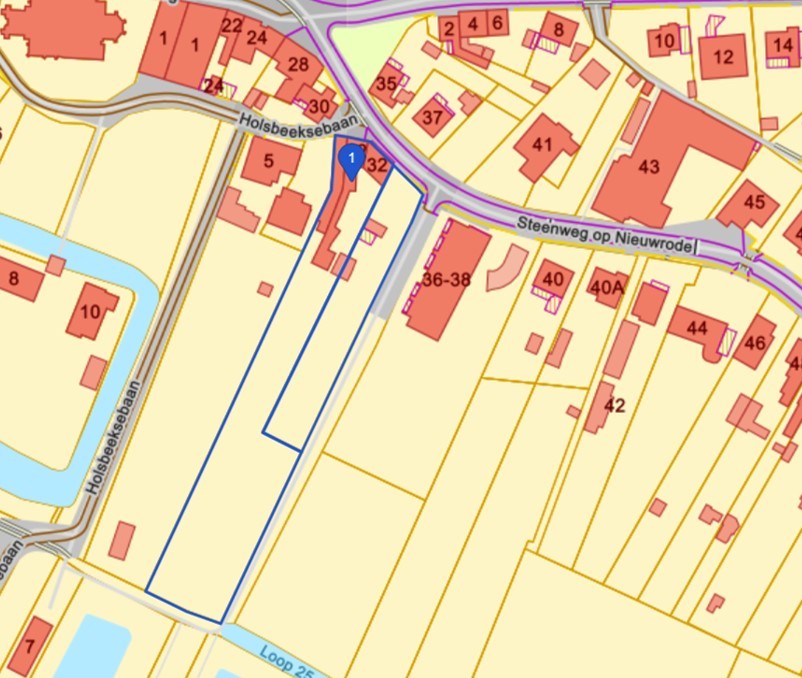 PROJECTGROND voor de bouw van een vrijstaand appartementsgebouw, gelegen in dorpshart Wezemaal. - foto 1