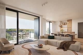 Dit rustig gelegen appartement bevindt zich in de klassevolle nieuwbouwresidentie 'Belmaris', op enkele passen van het strand, de tramhalte en op wandel- en fietsafstand van diverse winkels en eetgelegenheden.<br />Het stijlvolle appartement is praktisch ingedeeld en bestaat uit een inkomhal met ruimte voor vestiairekast, woonkamer met toegang tot het zonneterras, open keuken, 2 volwaardige slaapkamers, badkamer met ligbad, inloopdouche en dubbel lavabomeubel, apart toilet en berging met aansluiting voor wasmachine.<br />Vanuit de woonkamer en vanop het zonneterras kan men hier genieten van een prachtig zicht op de duinen en op zee!<br />Dit kwalitatief afgewerkt appartement voldoet aan alle hedendaagse normen! Het appartement is energiezuinig en de verwarming wordt voorzien via een warmtepomp (lucht/water) die op afstand kan geregeld worden. Bovendien is het appartement voorzien van zonnepanelen.<br />De koper heeft nog volledige inspraak op de binnenafwerking! <br />Mogelijkheid tot aankoop van een staanplaats, garage of berging in de residentie!<br />Contacteer ons snel om de vele troeven van dit appartement verder te ontdekken!