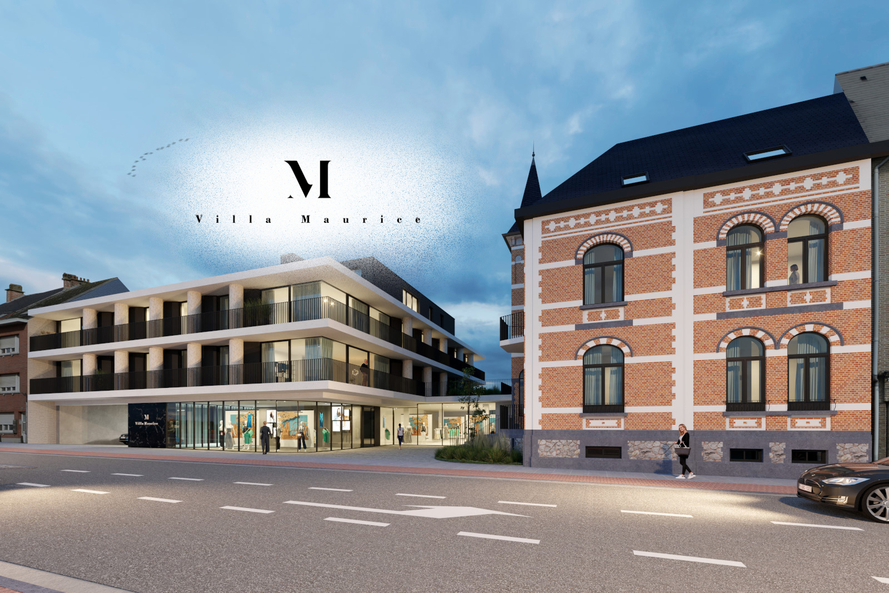 Villa Maurice: casco handelsruimte met parkeermogelijkheid - foto 1