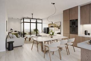 <strong>Wonen op het bruisende Zuid: hier is altijd iets te beleven!<br /><br /></strong><span>Ongetwijfeld de meest hippe buurt van vandaag in Antwerpen, ’t Zuid.</span><br /><br /><span>De Gedempte Zuiderdokken zijn omgetoverd tot het mooiste park van Antwerpen met twee ondergrondse parkings. Wanneer het Museum Voor Schone Kunsten een jaar geleden zijn deuren heeft geopend en is een trekpleister voor jong en oud.</span><br /><br /><span>Het Zuid heeft nog zo veel meer te bieden; van het Fotomuseum tot het Zuiderpershuis maar ook zo veel leuke restaurants, cafés en andere interessante bezienswaardigheden.</span><br /><br /><span>MARNIX telt 5 luxe appartementen en 3 gezellige stadswoningen. Voor ieders wat wils dus. Hier heeft men nog keuzevrijheid naar afwerking van keuken, badkamer en vloerafwerking.</span><br /><span>Uw droom wordt vandaag werkelijkheid!</span><br /><br /><span>Resio zet opnieuw een kwalitatief project neer op een toplocatie in Antwerpen en dit in samenwerking met architect Saldien.</span><br /><br /><span>Aankoop onder gemengd stelsel - BTW en registratierechten -.</span><br /><span>Mogelijks voldoet u aan de voorwaarden om aan te kopen onder 6% BTW, vraag naar meer informatie hieromtrent.</span><br /><br /><span>Alle appartementen en woningen zullen onder het BEN-label vallen wat resulteert in een energievriendelijke thuis, interessant voor de portefeuille dus!</span><br /><br /><span>Alle 3D-beelden, meubilair, keuken en (sanitaire) toestellen zijn ter illustratie en niet bindend.</span><br /><br /><span>Werken zijn reeds gestart!</span><br /><br /><span>Bent u benieuwd naar dit project, naar uw volgende thuis?</span><br /><span>Contacteer LISTED vandaag: +32 3 283 51 51.</span>