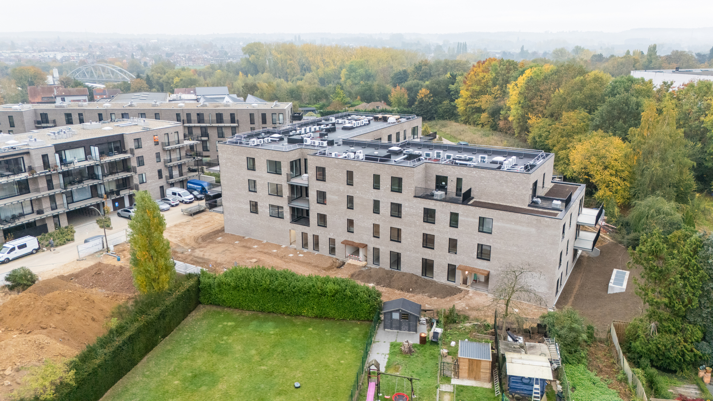 Nieuwbouwappartement 1 slpk te Halle met terras - foto 3
