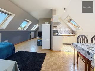 Dit gezellige dakappartement is zeer rustig gelegen op de derde verdieping op een rustige locatie achter de kerk van Beveren-Leie.<br />De eigendom is momenteel goed verhuurd en dus ideaal als investering. Maar gezien de lagere prijscategorie ook geschikt als starterswoning.<br />Het appartement omvat inkomhall met gastentoilet, berging, badkamer met ligbad en lavabo, gezellige leefruimte met parketvloer, keuken en één slaapkamer.<br />Beneden is er ook nog een handige kelderberging.<br />Er wordt de mogelijkheid geboden om een aparte garagebox bij te kopen (+ € 20.000)<br />Benieuwd? Vraag vandaag nog uw bezoek!