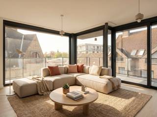 Te koop: Penthouse met prachtig terras op topligging in Waregem

Op de hoek van de Holstraat en de Guido Gezellestraat in Waregem bevindt zich Residentie Vignoble, een kleinschalig en kwalitatief nieuwbouwproject met 5 appartementen en 1 handelsruimte. 

Wat maakt dit project uniek?
De appartementen werden ontworpen door Embo architecten met oog voor duurzaamheid en wooncomfort. Elk appartement is uitgerust met warmtepompen en vloerverwarming, grote raampartijen en parketvloeren. 

Indeling: apart toilet, technische ruimte, extra berging, badkamer, 2 slaapkamers en leefruimte met open keuken. Terras aan de leefruimte + bijkomend terras. 

Een bijkomende troef is de mogelijkheid tot aankoop aan 6% BTW. Mogelijkheid tot aankopen staanplaats. 

Voor wie is dit ideaal?
Ideaal voor mensen die op zoek zijn naar een duurzaam en modern appartement op een toplocatie in Waregem.

Te koop via Immo Beguin, jouw vastgoedexpert sinds 2009, met kantoren in Ronse, Waregem, Kortrijk, Deinze, Doornik en Lessines.
Meer info of bezoek via emiel@immobeguin.be
