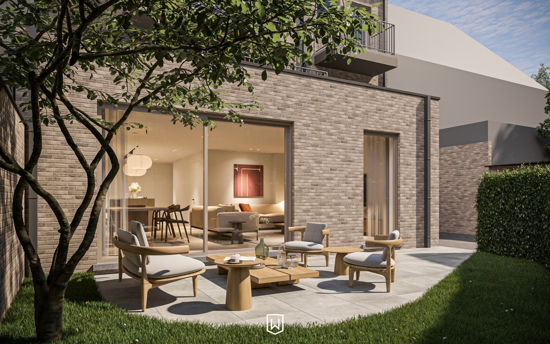 Nieuwbouw gelijkvloers appartement van 113 m² + terrassen - foto 4