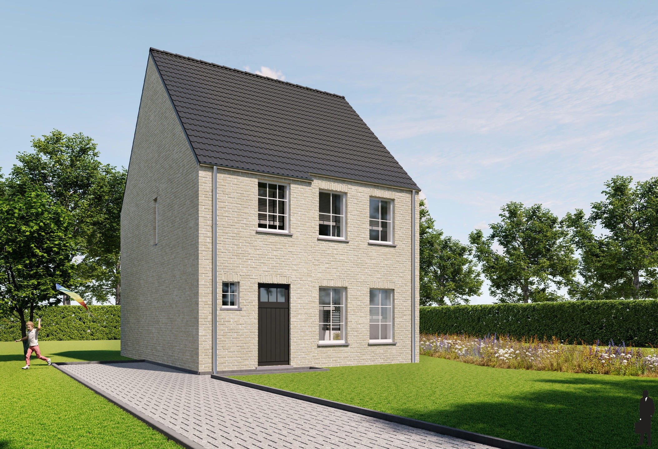 Nieuwbouwwoning met 3 slpk. op perceel van ca. 605m² - foto 3