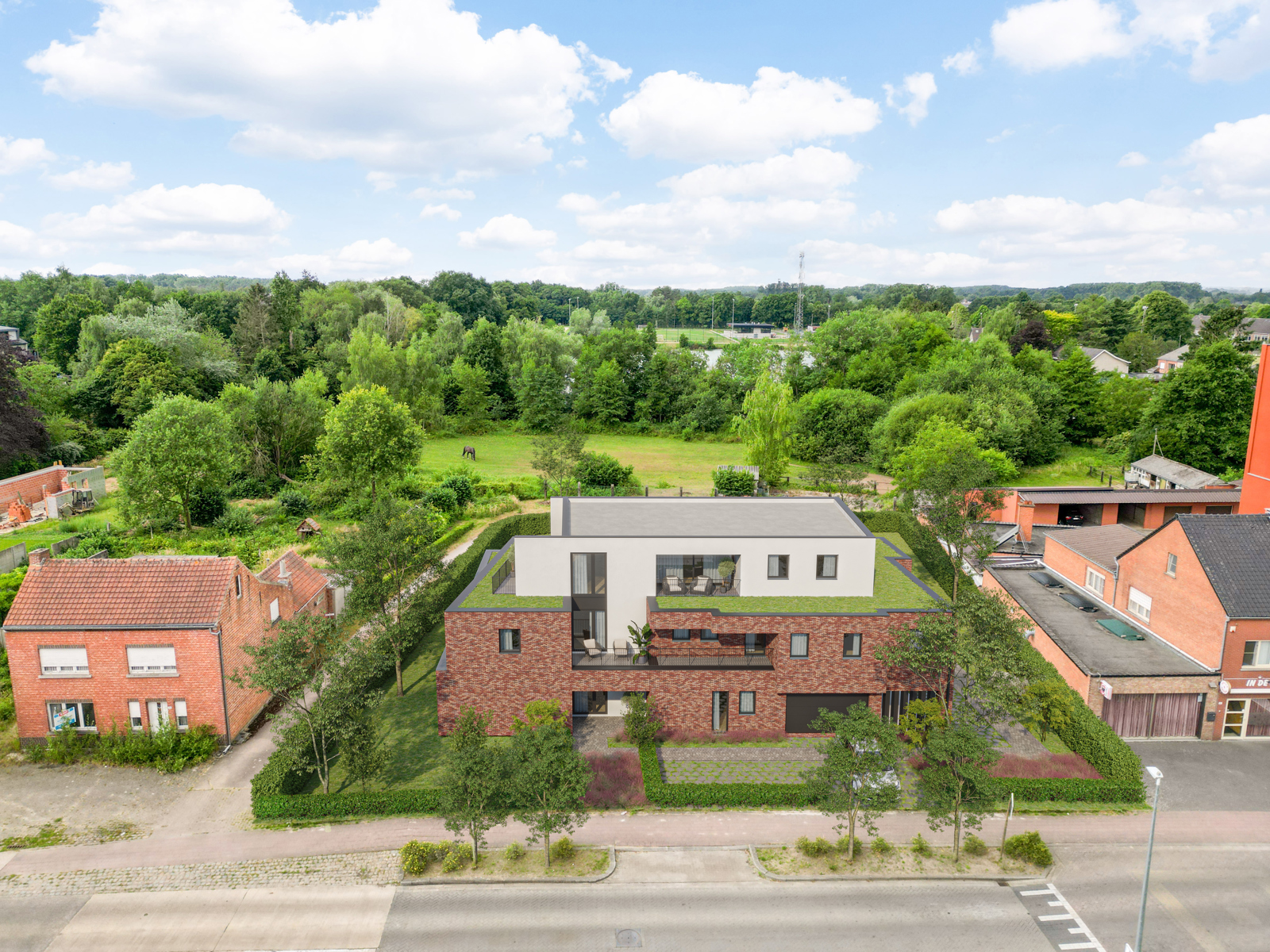 Projectgrond met vergunning voor 7 appartementen. - foto 1