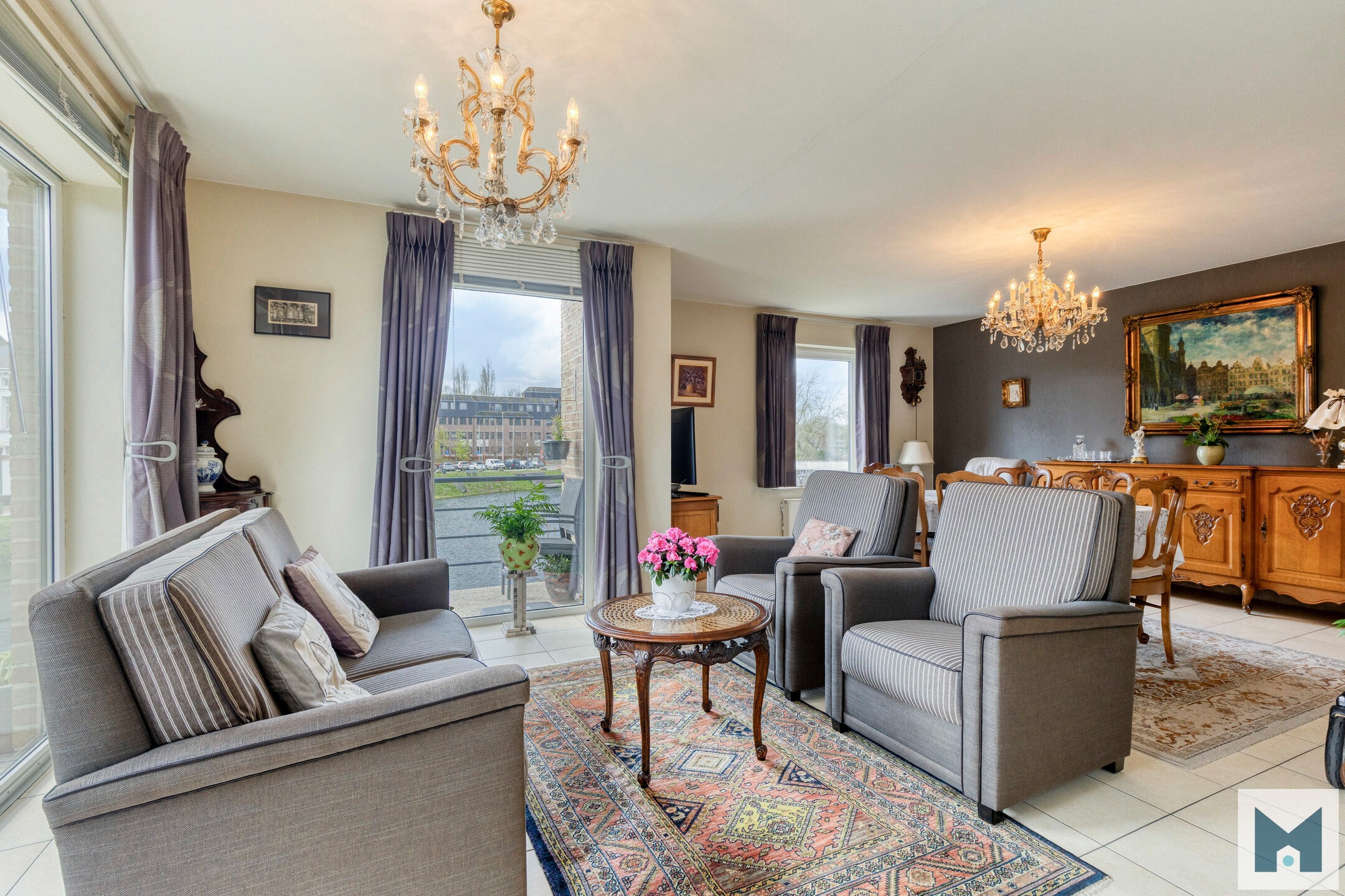 Lichtrijk app. met 2 slpks en prachtig zicht op het water! - foto 5