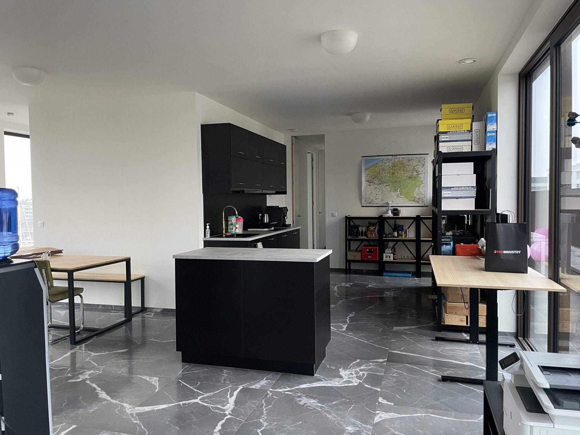 Kantoor in luxe penthous 190m² op het Eilandje - foto 4