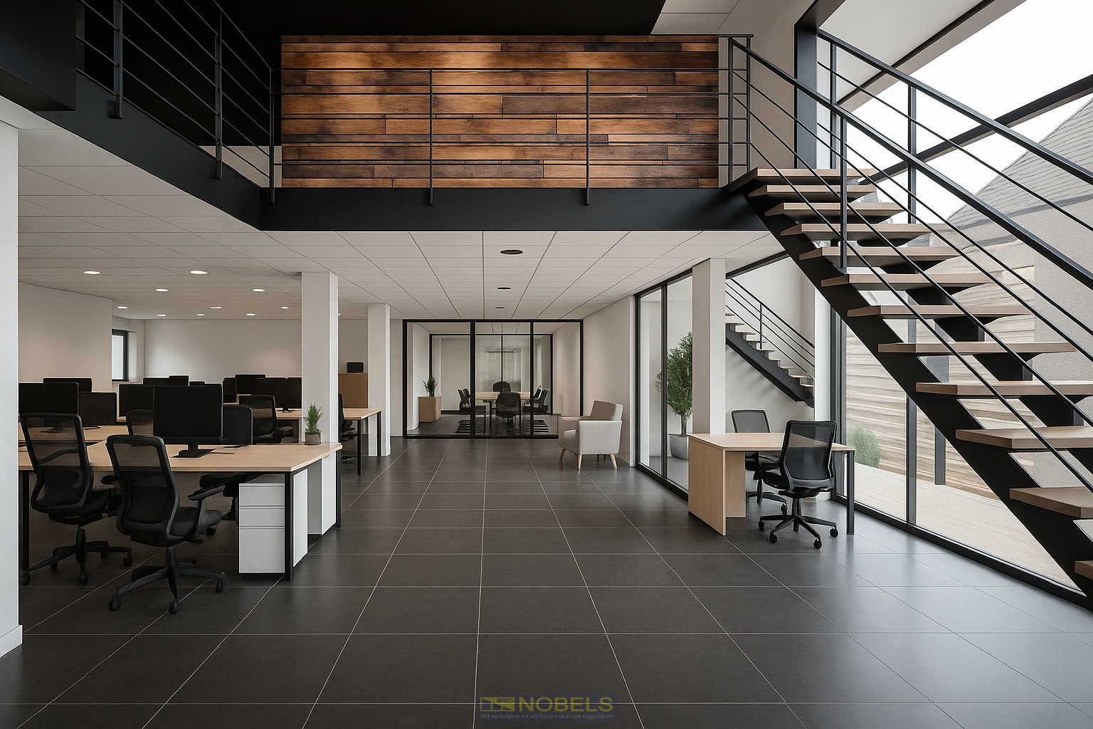 Te huur, ideaal gelegen commercieel pand (550m²) langs de N60 in Kruisem - foto 5