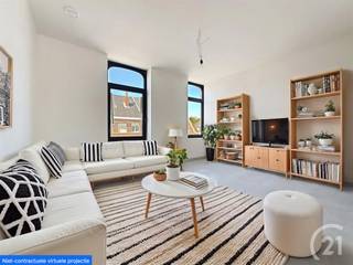 MOGELIJK AAN 2% REGISTRATIERECHT !!!Dit (her)nieuwbouwappartement van 104,20 m² heeft een mooie leefruimte met open keuken, een badkamer, 2...