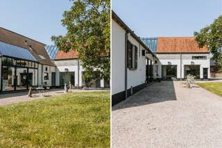 <p>In het landelijke Vremde, een deelgemeente van Boechout, bevindt zich dit uitzonderlijke domein van ca. 19.000 m² met een prachtig gerenoveerde hoeve, een indrukwekkend atelier, een apart gastenverblijf en een recent stallencomplex. Een eigendom waar wonen, werken, natuur en beleving naadloos samenkomen.</p><p>De voormalige hoeve werd de afgelopen jaren grondig gerenoveerd en uitgebreid met respect voor het authentieke karakter en hedendaags comfort. Authentieke materialen, zichtbare balken en grote raampartijen zorgen voor een lichtrijk geheel. De woning beschikt over meerdere leefruimtes, een leefkeuken, bureau, wijnkelder en op de verdieping onder meer 2 slaapkamers, badkamer, dressing en sauna. De hoofdslaapkamer is ingericht als aparte studio met eigen badkamer en uniek zicht over het weiland. </p><p>De royale schuur is ingericht als multifunctionele ruimte met eigen keuken, ideaal als atelier, galerie of inspirerende werkplek. Het charmante gastenverblijf, het bakkershuisje, biedt bijkomende slaapkamers en badkamer en kan ook perfect dienstdoen als kangoeroewoning of home office.</p><p>Verder beschikt het domein over luxueuze stallen met <span>een weide volgens paddock paradise principe, </span>een moestuin en aangelegde tuin omgeven door het landelijke karakter.</p><p>Een zeldzame eigendom in Boechout met tal van mogelijkheden voor wie op zoek is naar ruimte, rust en karakter, op korte afstand van Antwerpen.</p>