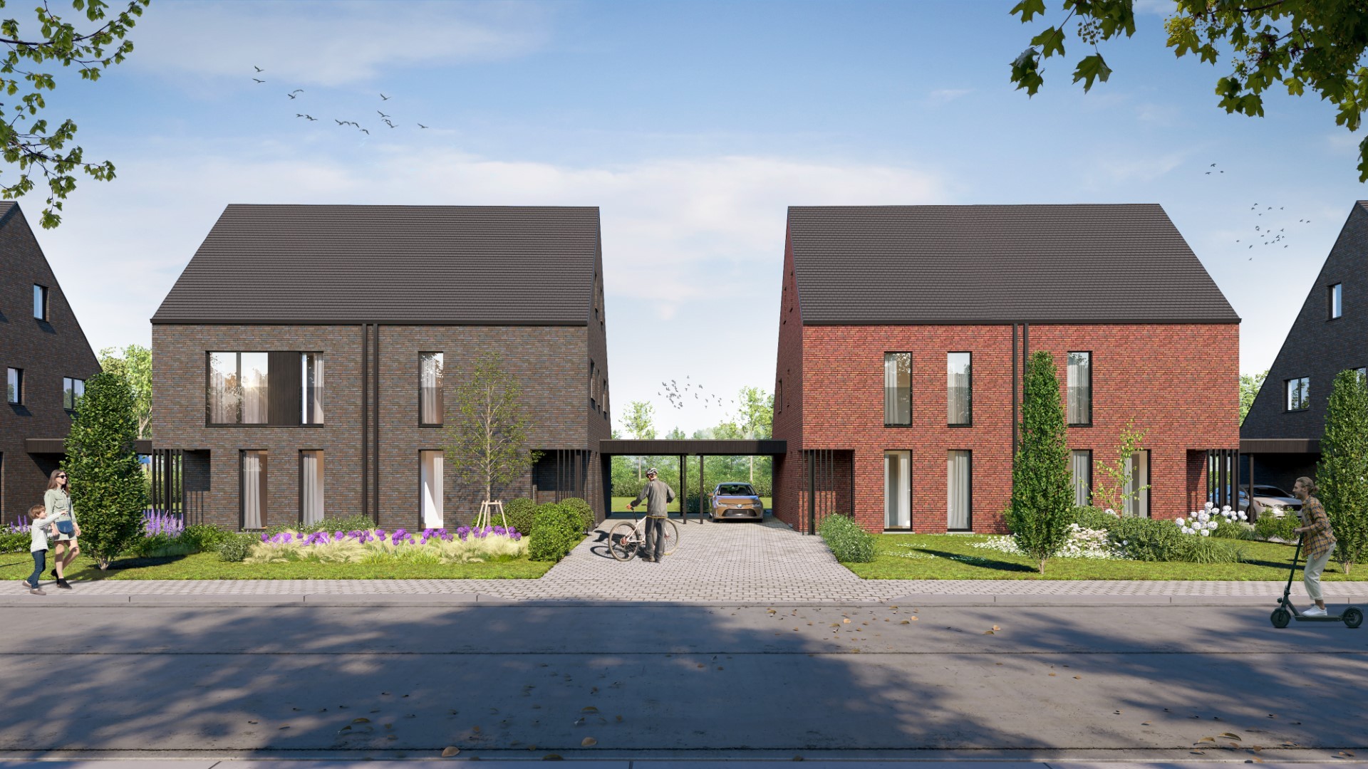 Energiezuinige halfopen bebouwing met 4 slpk’s - photo 1