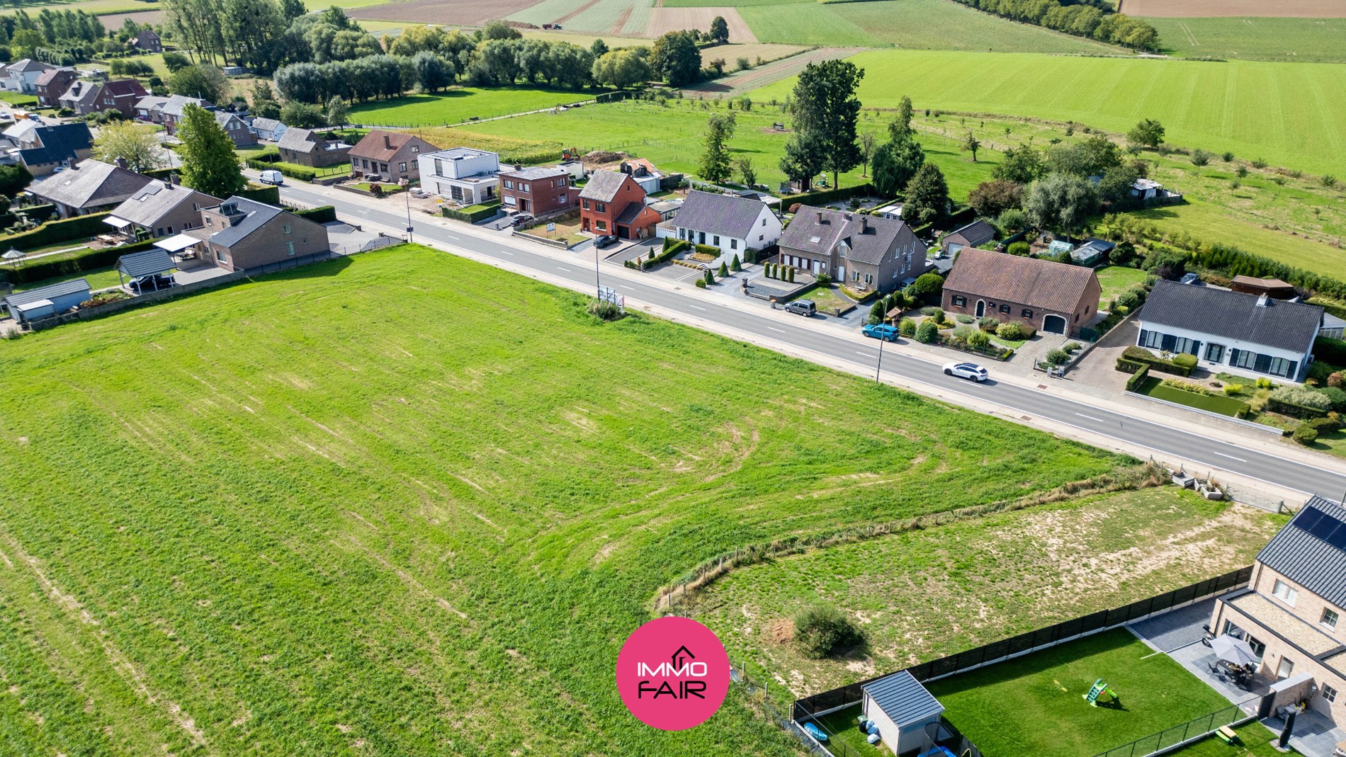 Bouwgrond van 517 m² voor halfopen bebouwing met zicht op de velden - foto 5