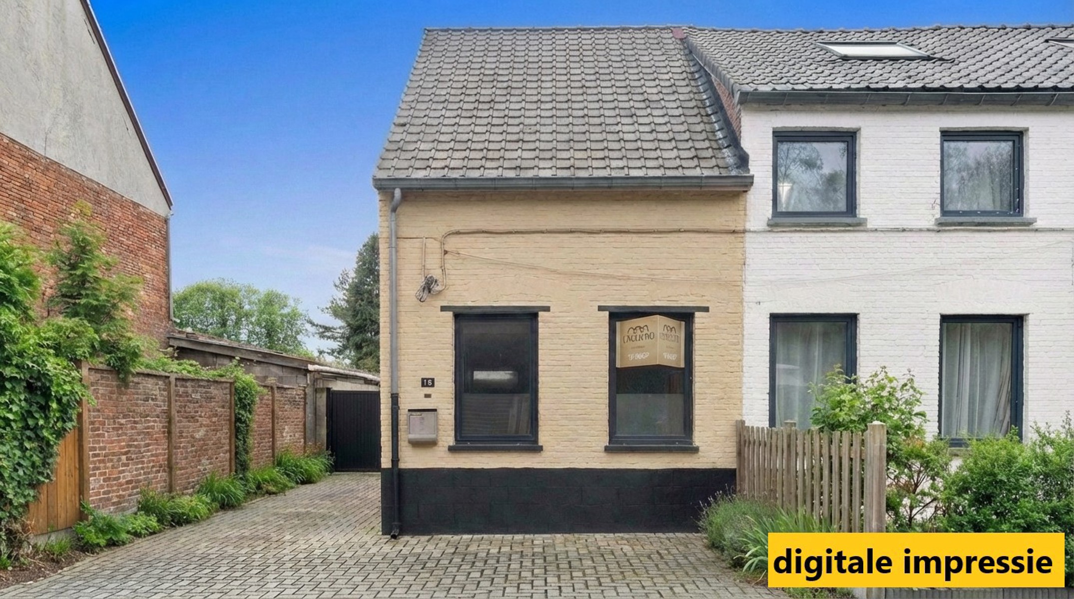 Deels te renoveren starterswoning met diepe tuin in groene, rustige omgeving - foto 2