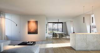 <p>Appartement dans une oasis de calme au cœur d'un centre-ville animé avec vue sur le jardin intérieur !</p>
<p>Joyau architectural de caractère dans un nouveau projet énergétique avec un espace de vie doté de grandes baies vitrées, une cuisine ouverte. Toilettes invités. Trois chambres avec suffisamment d'espace pour des placards, 2 salles de bains. Deux terrasses dont 1 avec vue sur le magnifique jardin intérieur.</p>
<p>Possibilité d'acheter une place de parking et un débarras.</p>
<p>Cet appartement sera entièrement fini conformément au cahier des charges, avec libre choix des matériaux et du style pour l'acheteur.</p>