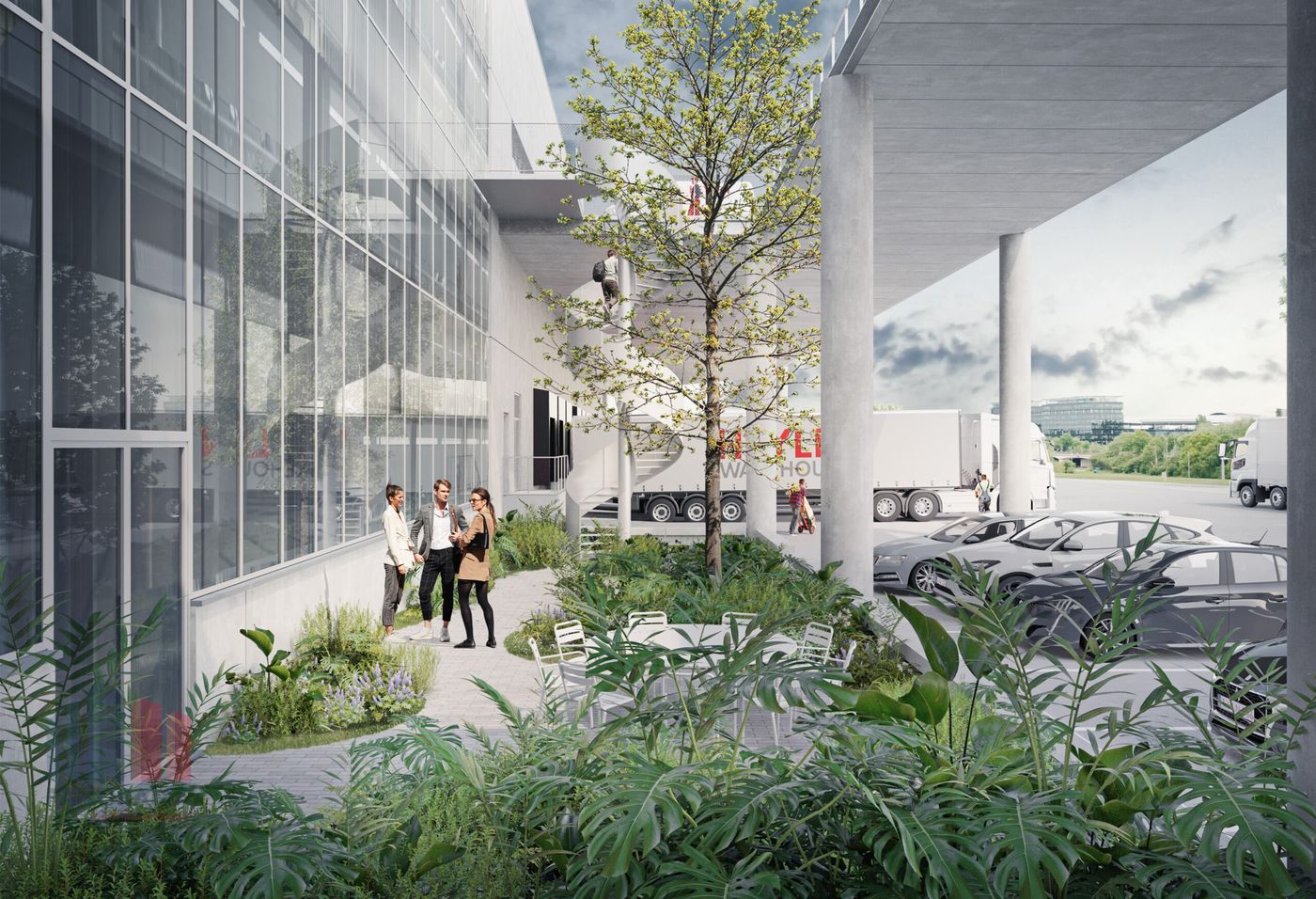 34 363 m² d'entrepôt logistique avec 620 m² de bureaux entre R4 et E40 - photo 1