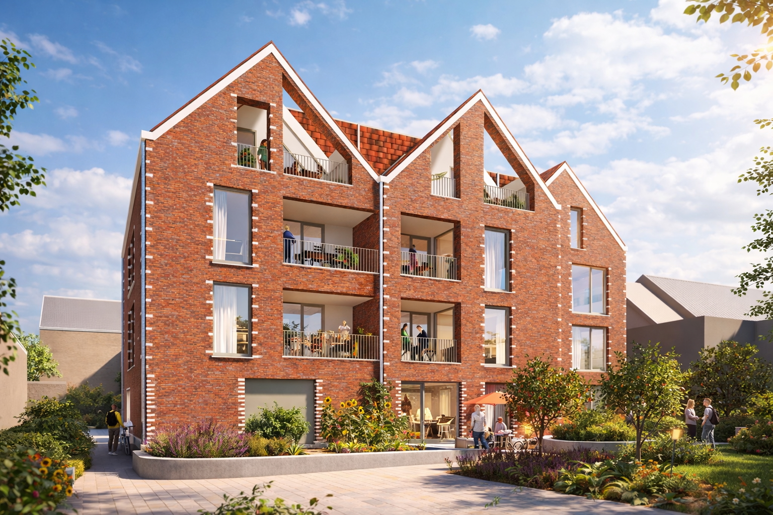 Nieuwbouwappartementen met terras in Mechelen - foto 5