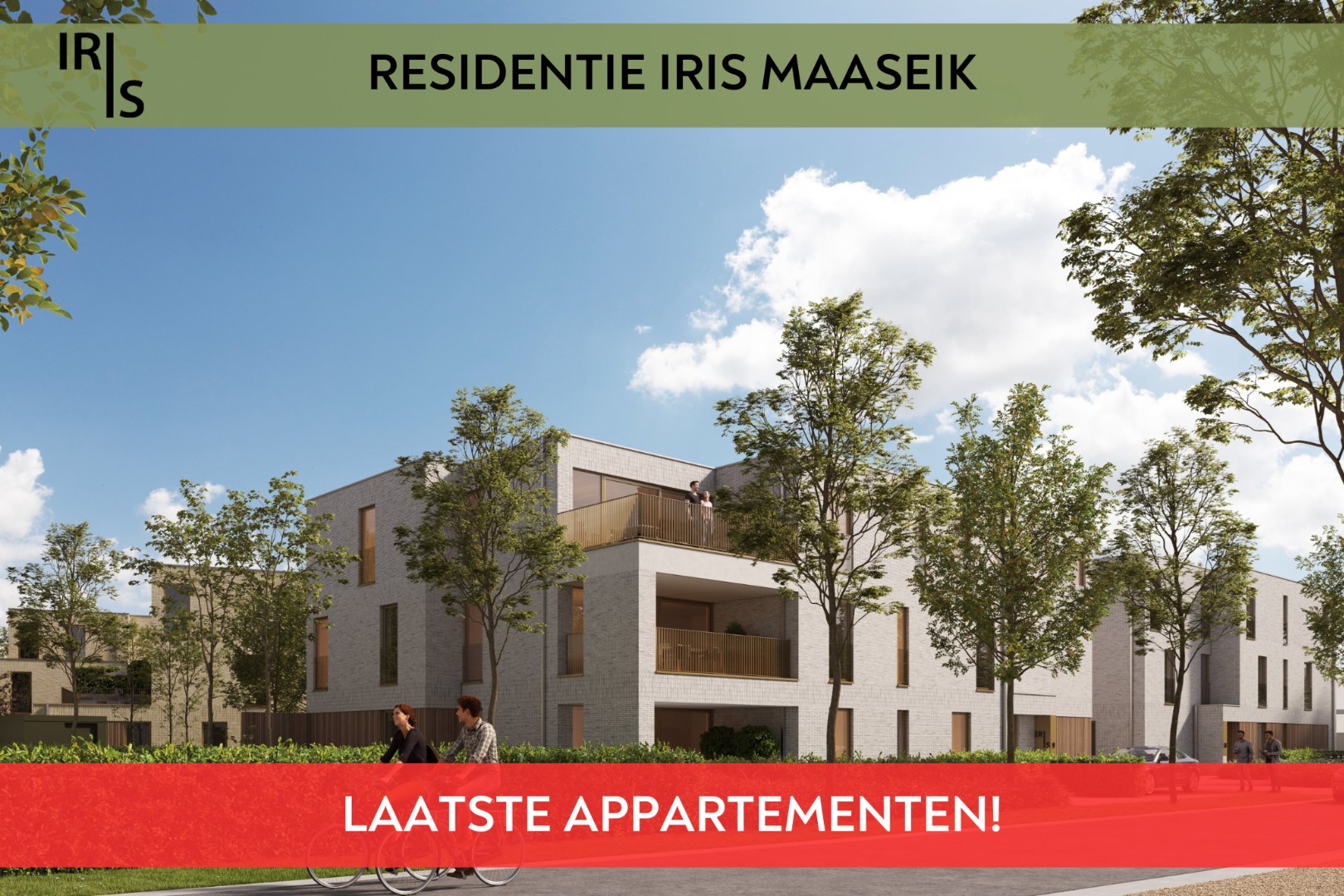 Gelijkvloers nieuwbouwappartement met twee slaapkamers en tuin - foto 1