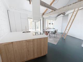<p><strong>Plan je afspraak in via www.living-stone.be</strong></p><p>Uniek, volledig vernieuwde penthouse met 3 slaapkamers. Gelegen op de 4e verdieping - met lift.</p><p>Centraal gelegen, docht volledige stile en privacy door de ligging achteraan. Op wandelafstand van winkels, horeca en het treinstation Brussel-Zuid, met rechtstreekse (inter)nationale verbindingen.</p><p>Dit appartement omvat een woonkamer met aansluitend een leefkeuken, volledig geïnstalleerd met kwaliteitsvolle apparaten (inductiekookplaat, combi-microgolfoven, vaatwasser, koelkast en diepvriezer). Zowel via de keuken als de woonkamer is er directe toegang tot het zonneterras.</p><p>Via de leefruimte heb je toegang tot 3 slaapkamers (14m², 16m² en 17m²), een badkamer met ligbad en inloopdouche en een praktische berging met wasmachine en droogkast.</p><p>Extra ontspanningruimte dankzij de mezzanine, bereikbaar via een ladder vanuit de leefruimte, waarnaast zich nog een zolderruimte bevindt.</p><p>Dit appartement wordt semi-gemeubeld aangeboden. Mogelijkheid tot volledige bemeubeling.</p><p>Het appartement is uiterst energiezuinig (<strong>EPC B+</strong>) dankzij de zonnepanelen en de lucht/water warmtepomp, afgewerkt met hoogstaande materialen en apparaten en voorzien van een gemeenschappelijke fietsenberging. Alle comfort voor wie pendelt en houdt van het stadsleven.</p>
